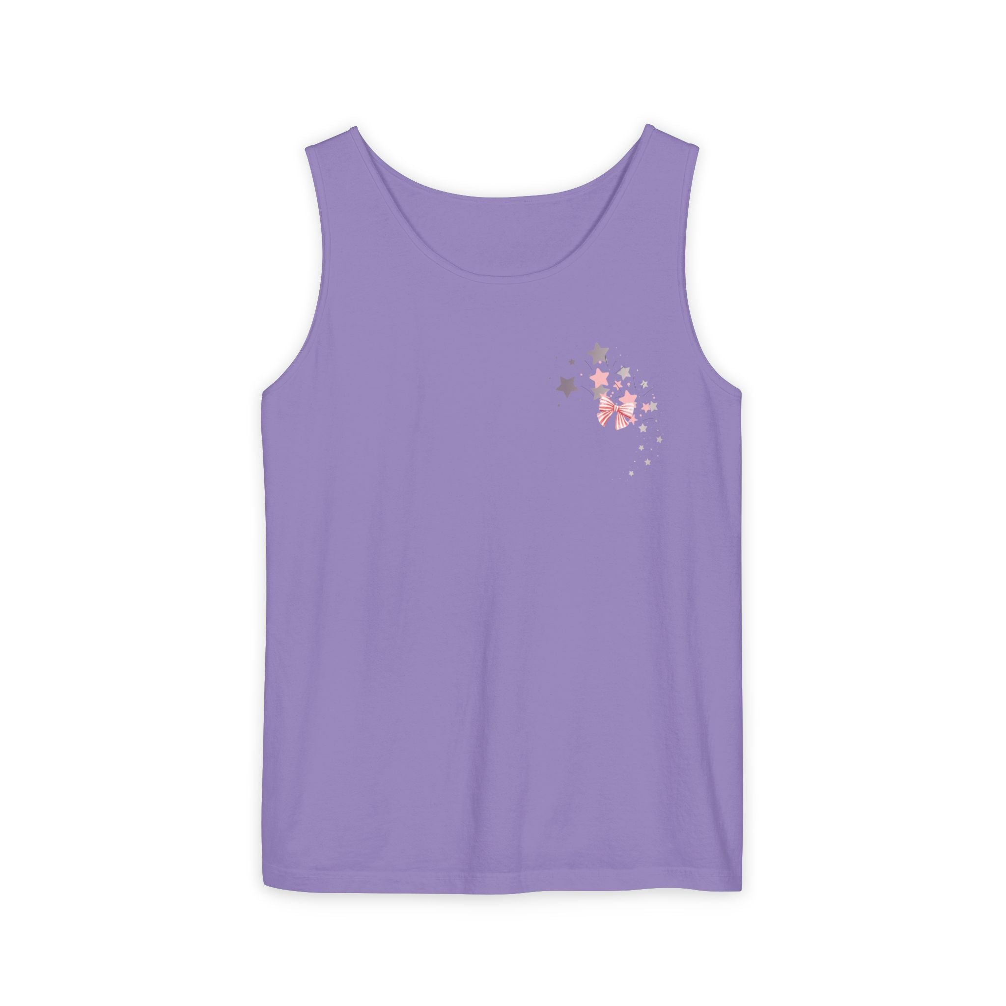 Then, Now and Always | Watercolor Flag & Roses Women's Tank Top