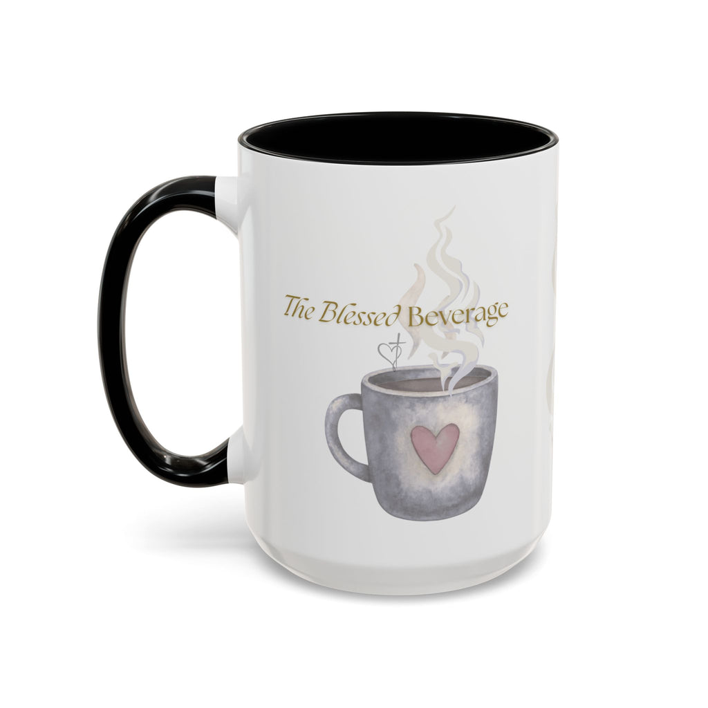 Blessed Beverage Ceramic Mug – Small Blessings for Your Morning (11, 15oz)