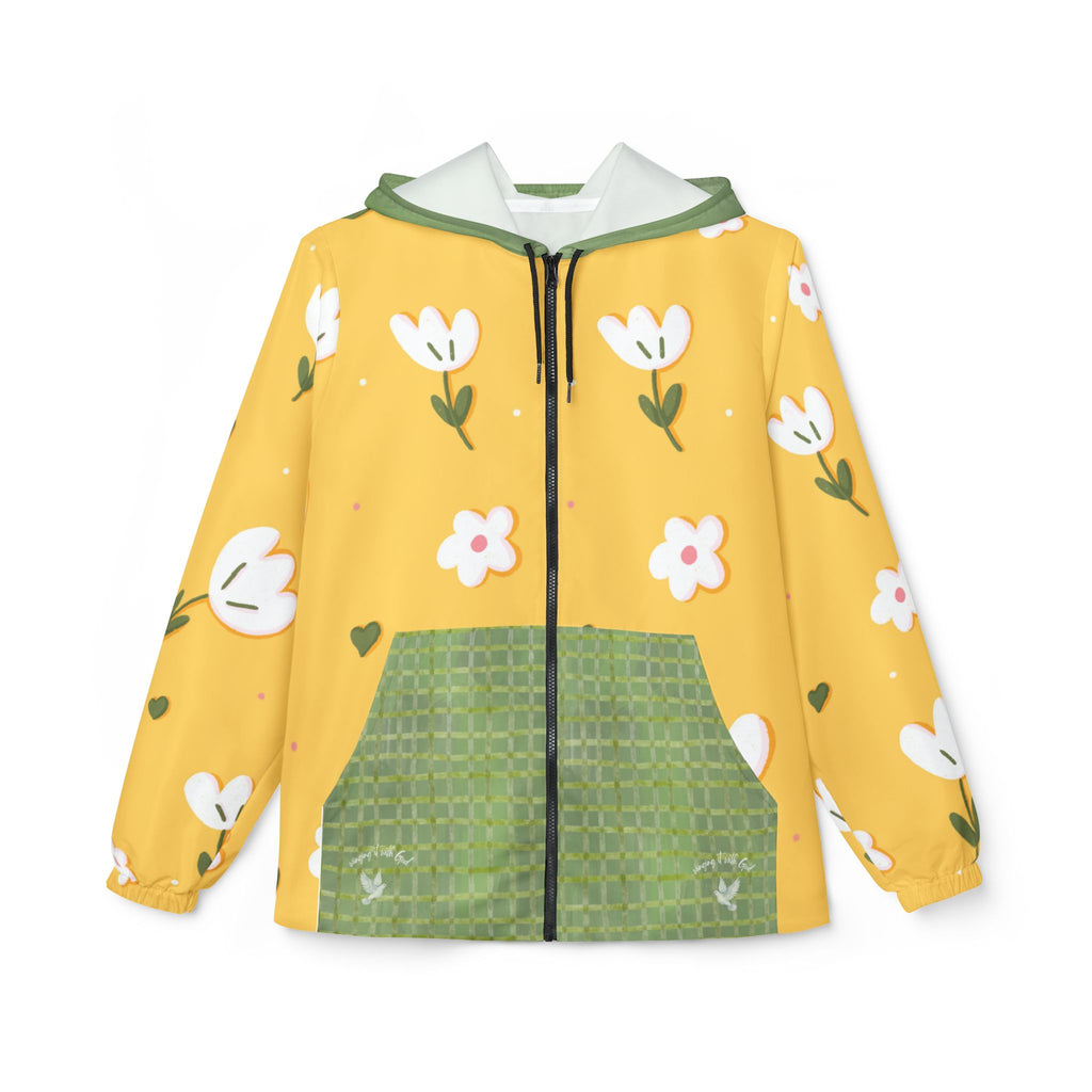 Winging It With God | Dove Floral Windbreaker Jacket – Faith Jacket Adult Female
