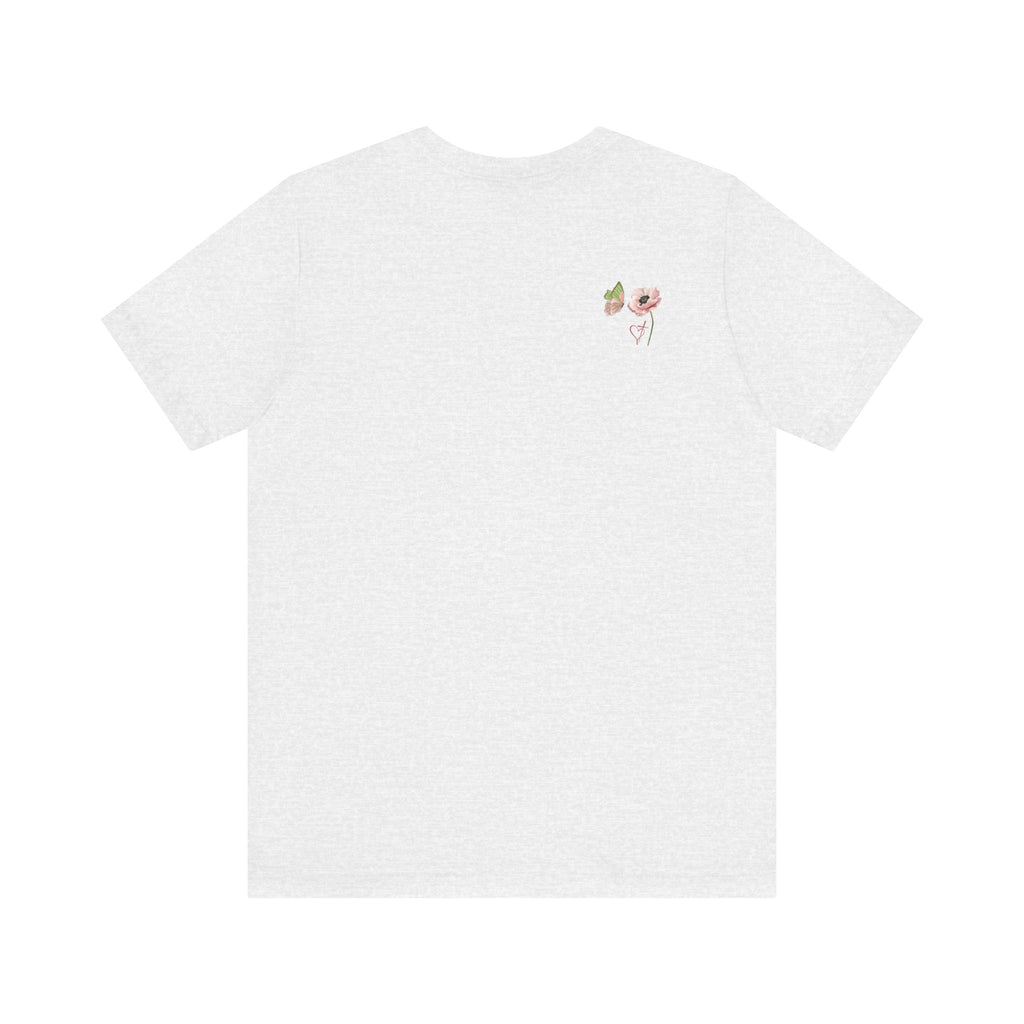 Relaxed Adult Female Comfort Tee: Hope & Rebirth Floral Tee – Easter Collection