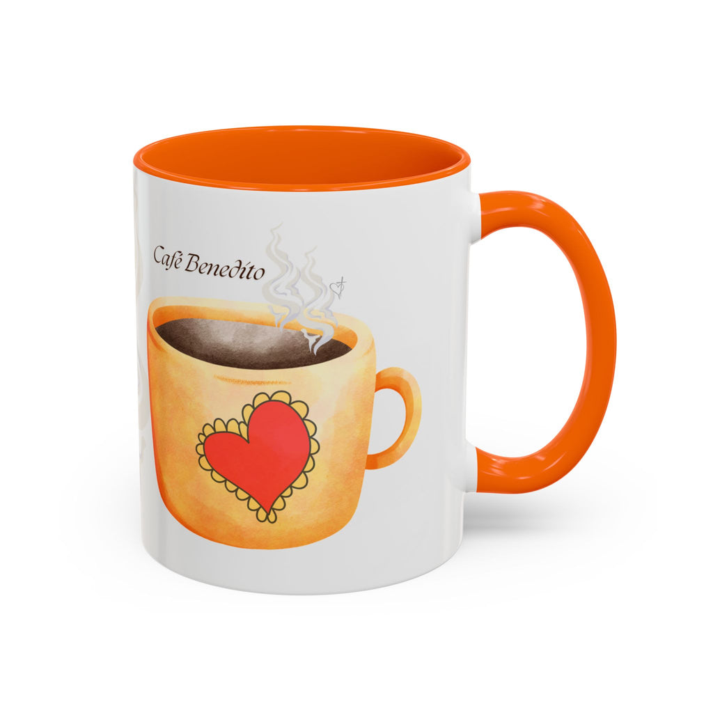 Café Bendito | Spanish Blessed Sunshine Coffee Mug –Morning Grace in Every Sip (11, 15oz)