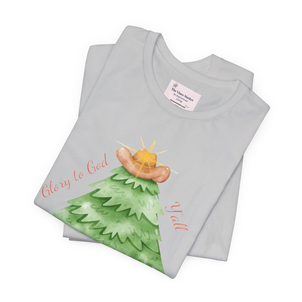 Glory to God Y'all | Women's Faith-Forward Cotton Tee