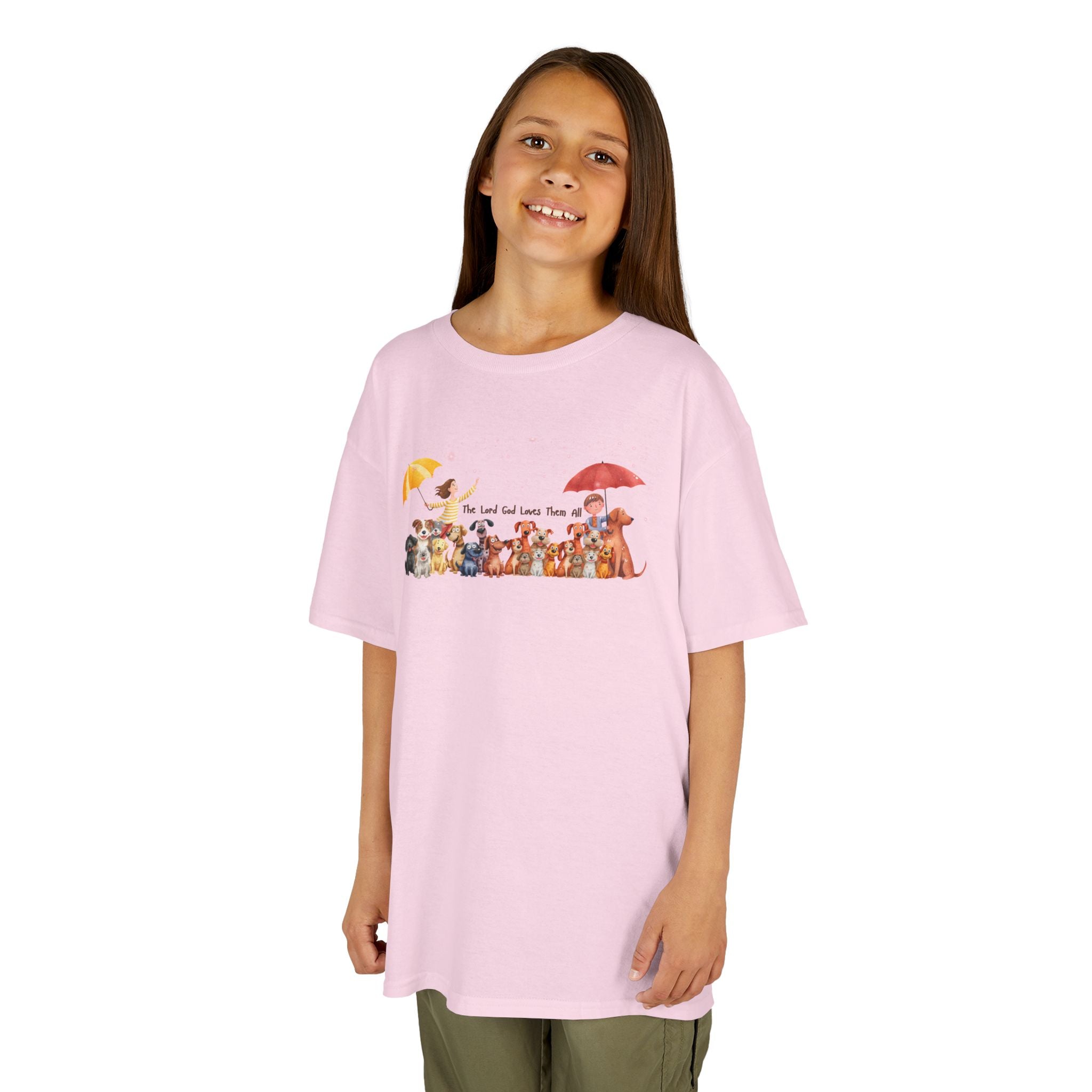 The Lord God Made Them All Kids' RelaxedTee – Unisex Pups & Joy Cotton™ Tee