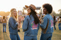 Adult Female Denim Jean Jacket:  "My Peace I give you"