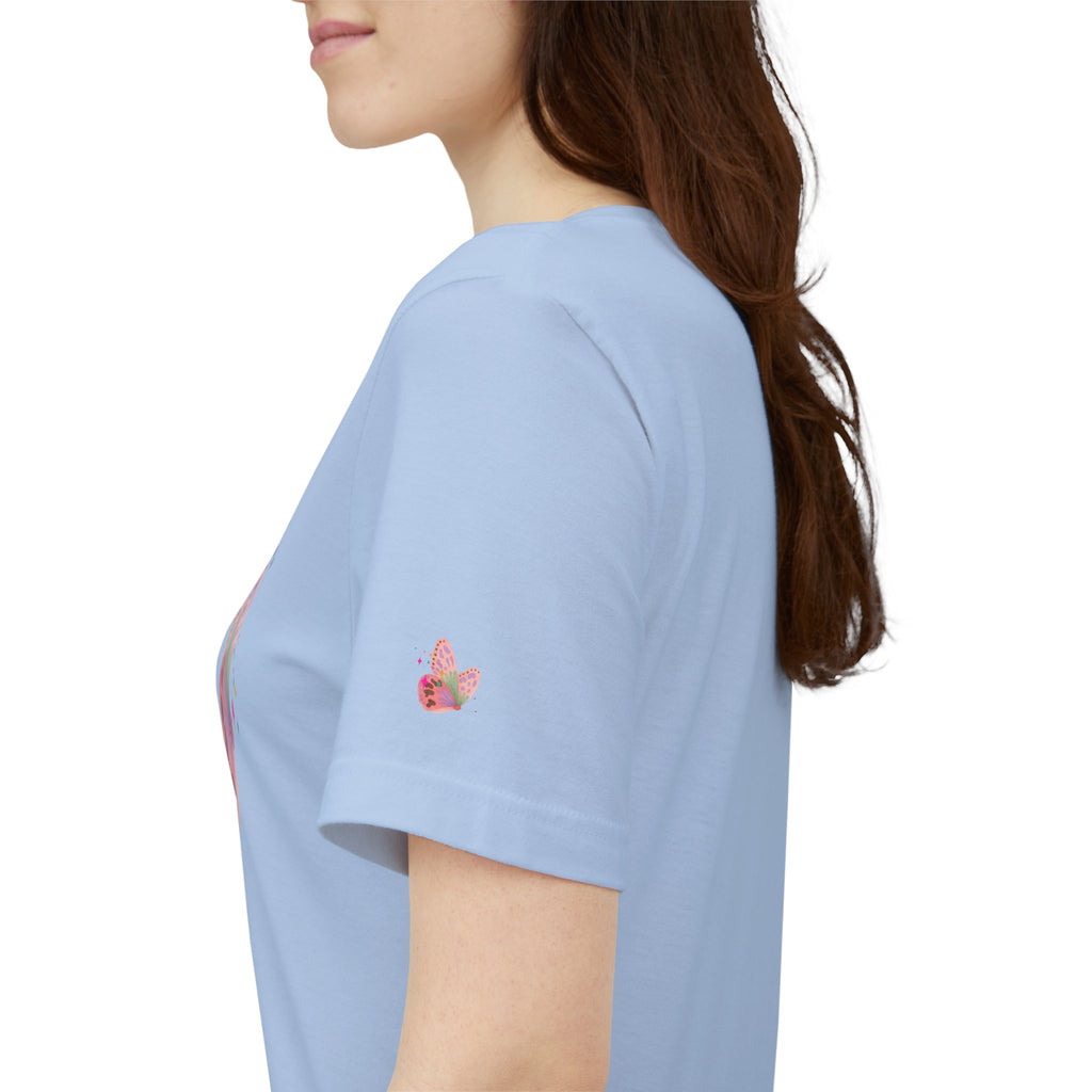 Peace and Love Imagine Tee | John Lennon 70's Butterfly Graphic T-Shirt