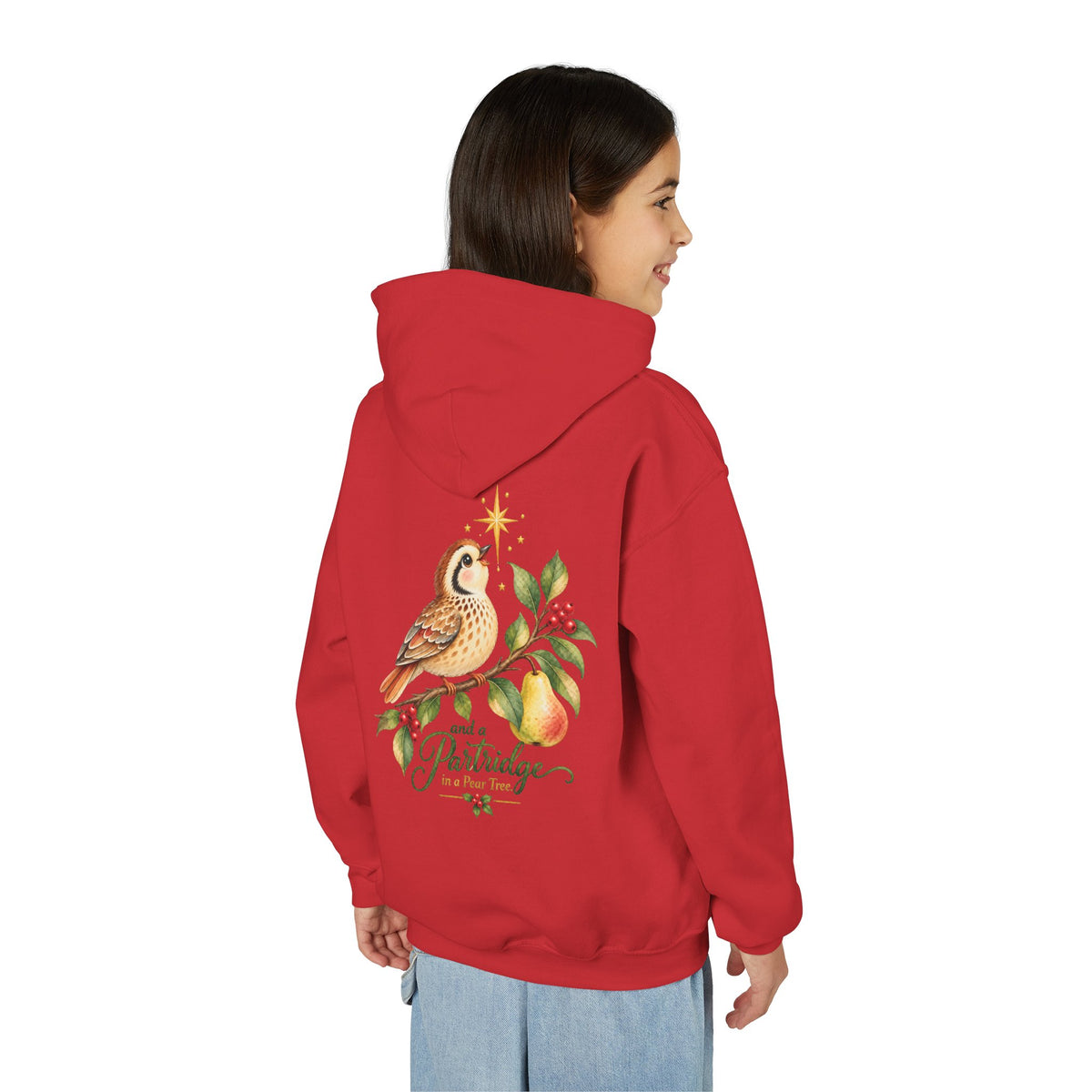 And a Partridge in a Pear Tree | Kids' Christmas Hoodie
