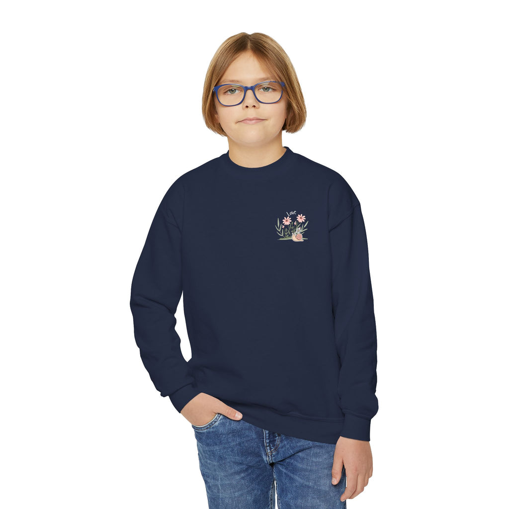 Youth Female Retro Crewneck Sweatshirt:  All You Need is Love
