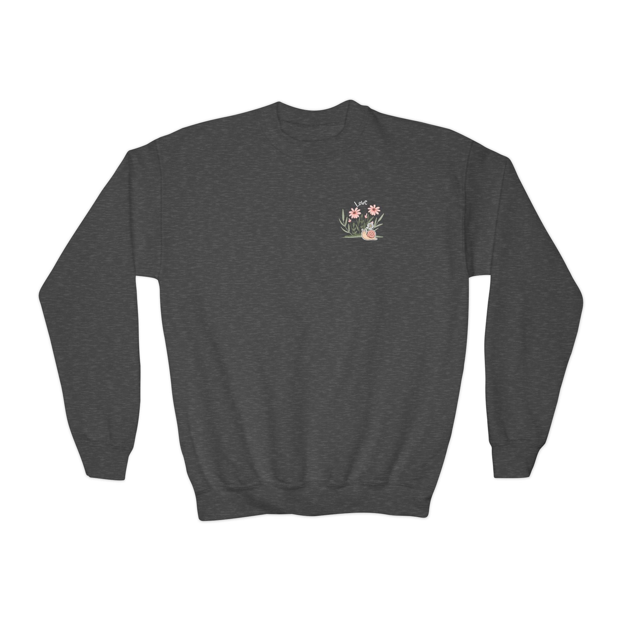 Youth Female Retro Crewneck Sweatshirt:  All You Need is Love