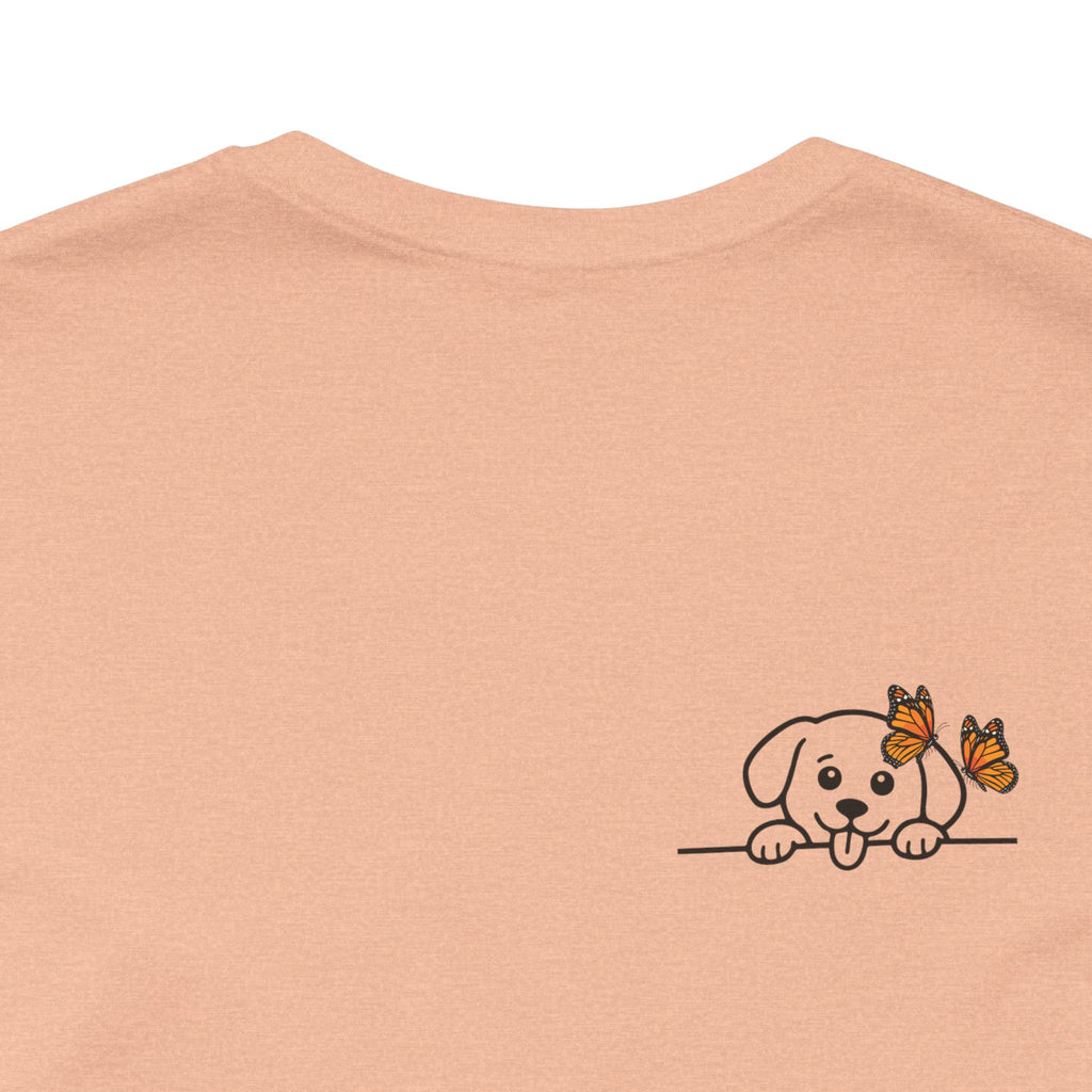 Dog Mom | Heart Paw Print T-Shirt – Cute Dog Lover Gift Adult Female