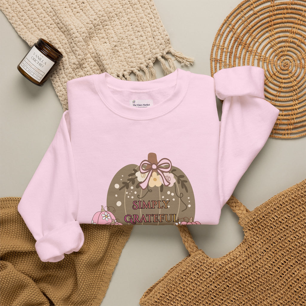 Simply Grateful:  Women's Thanksgiving™ Crewneck Sweatshirt