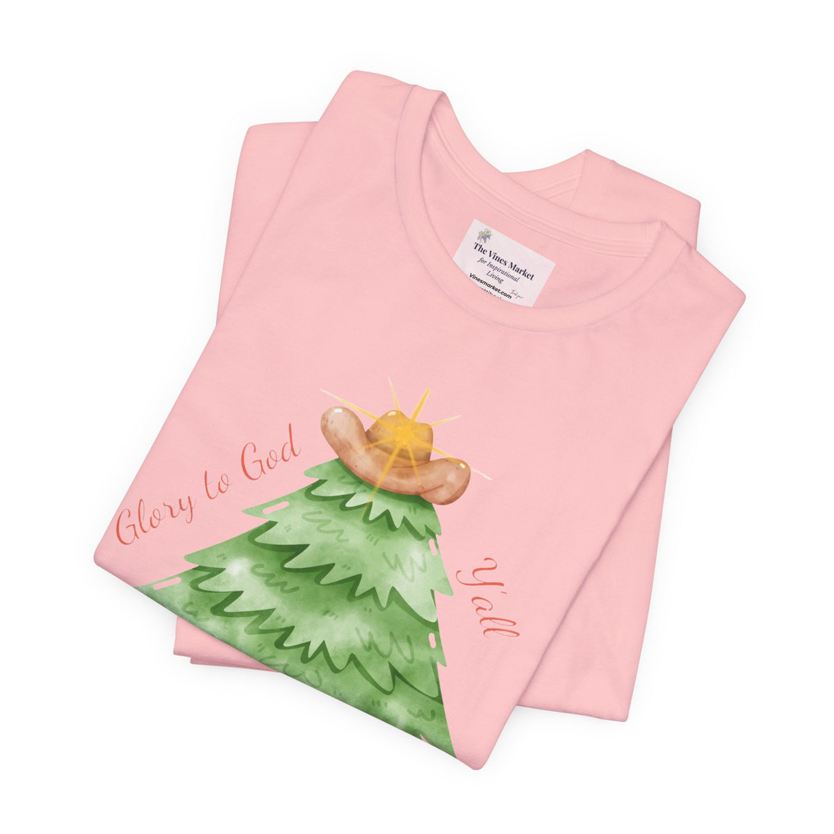 Glory to God Y'all | Women's Faith-Forward Cotton Tee
