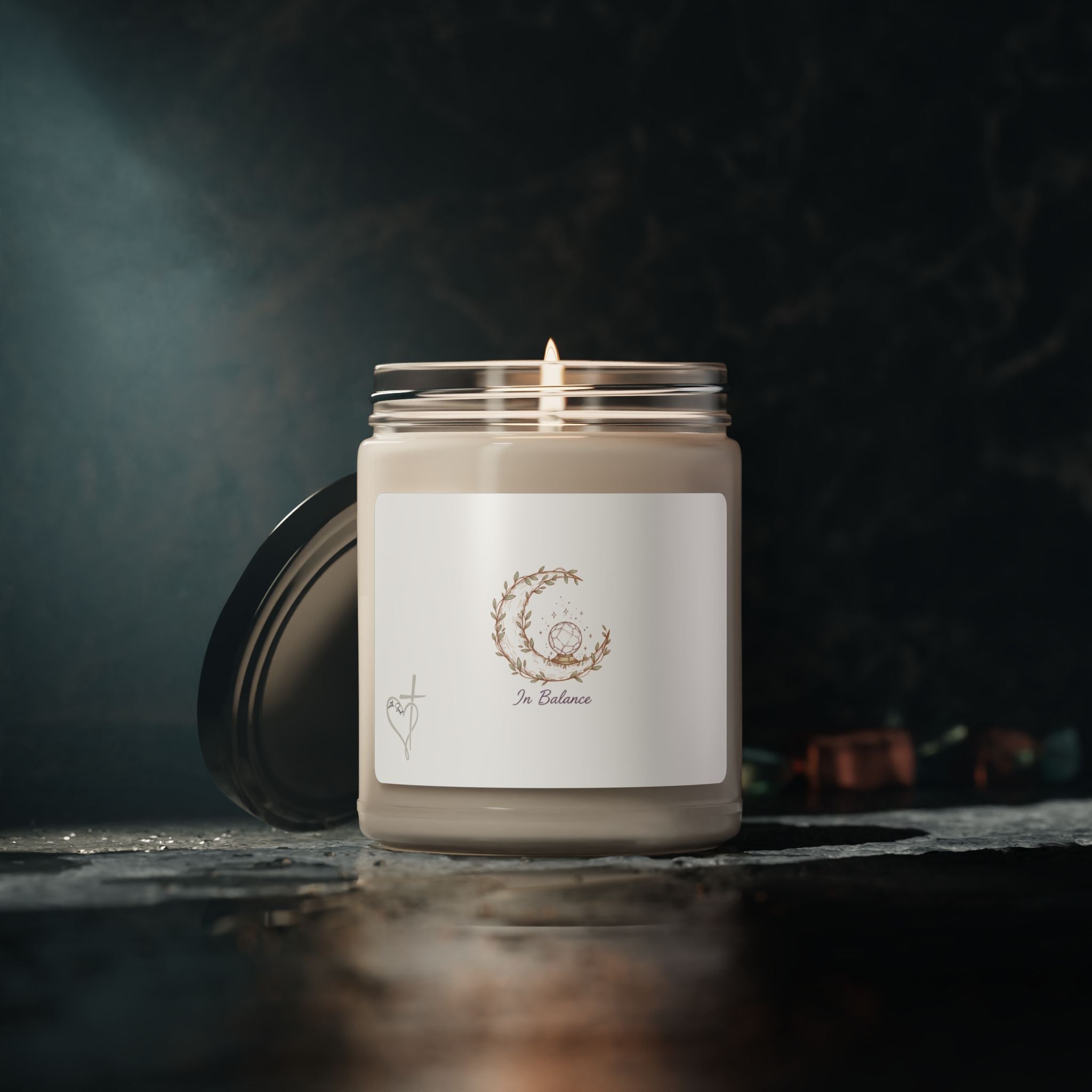 Moon Phase Herbal Soy Candle – In Balance with God