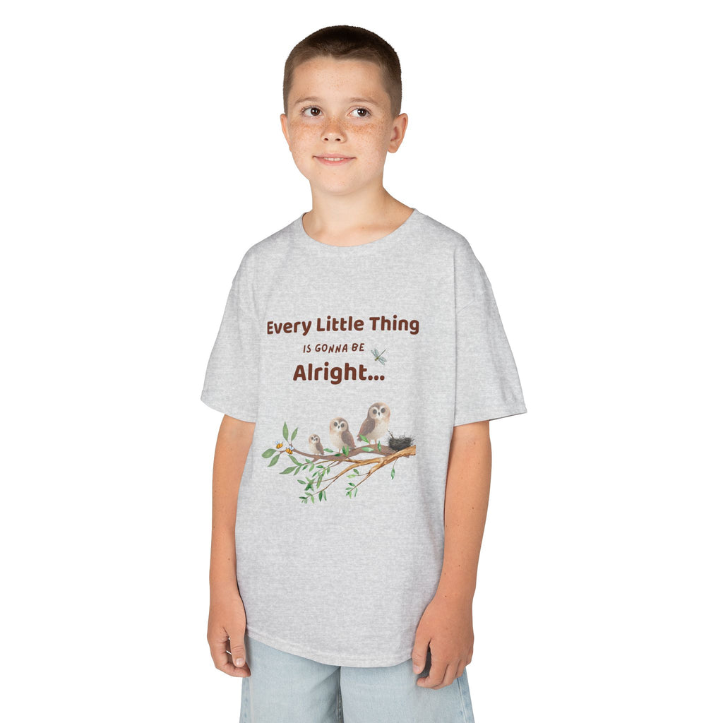 Peace and Love Kids Unisex Tee Shirt:  Every Little Thing is Gonna Be Alright