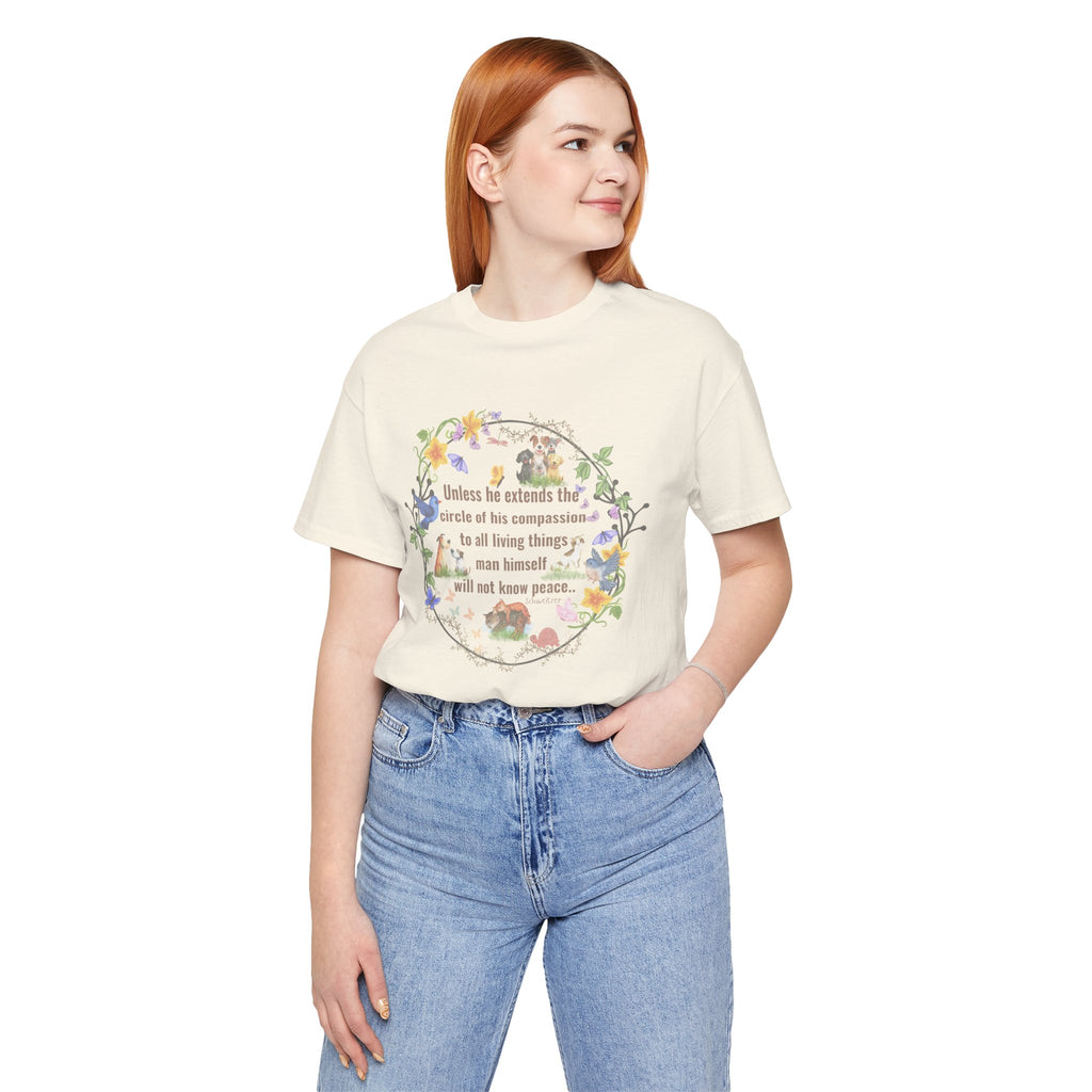Circle of Compassion - Schweitzer Unisex Relaxed Comfort Tee