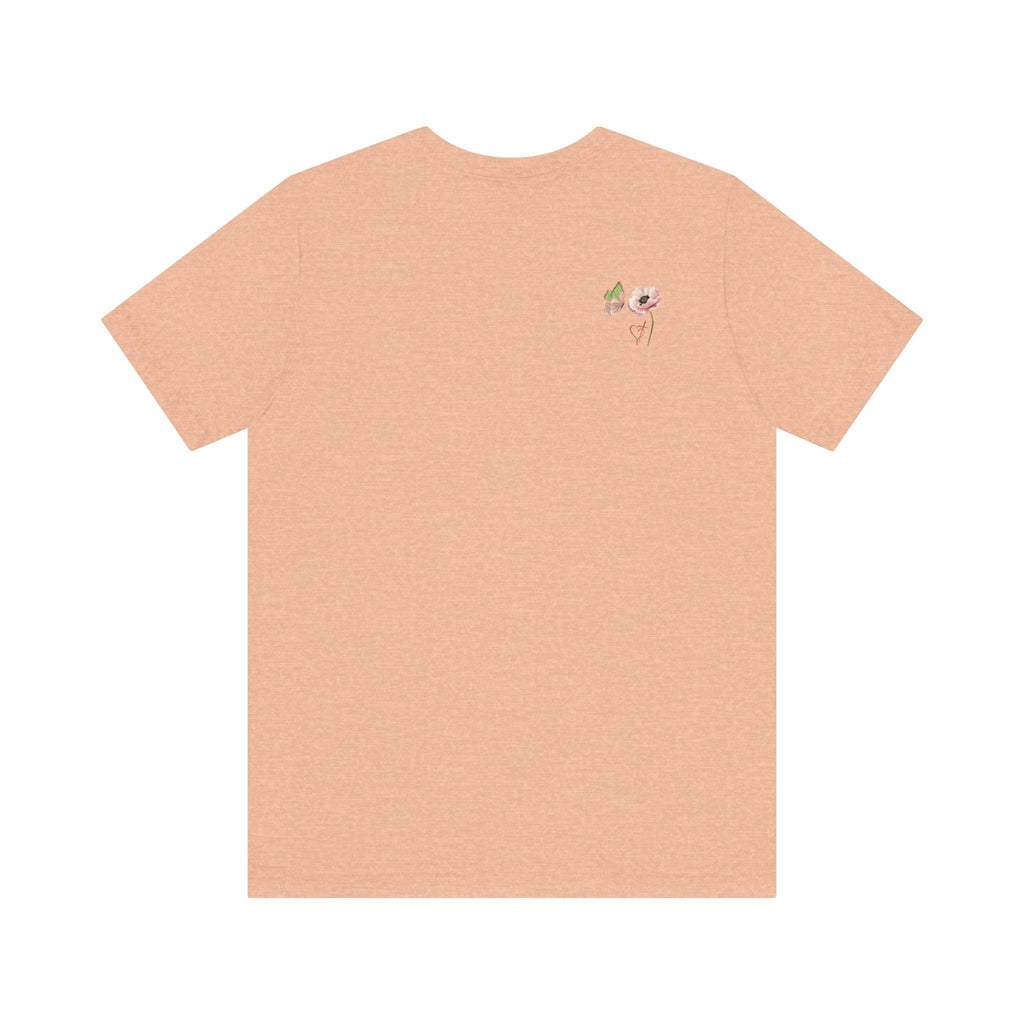 Relaxed Adult Female Comfort Tee: Hope & Rebirth Floral Tee – Easter Collection