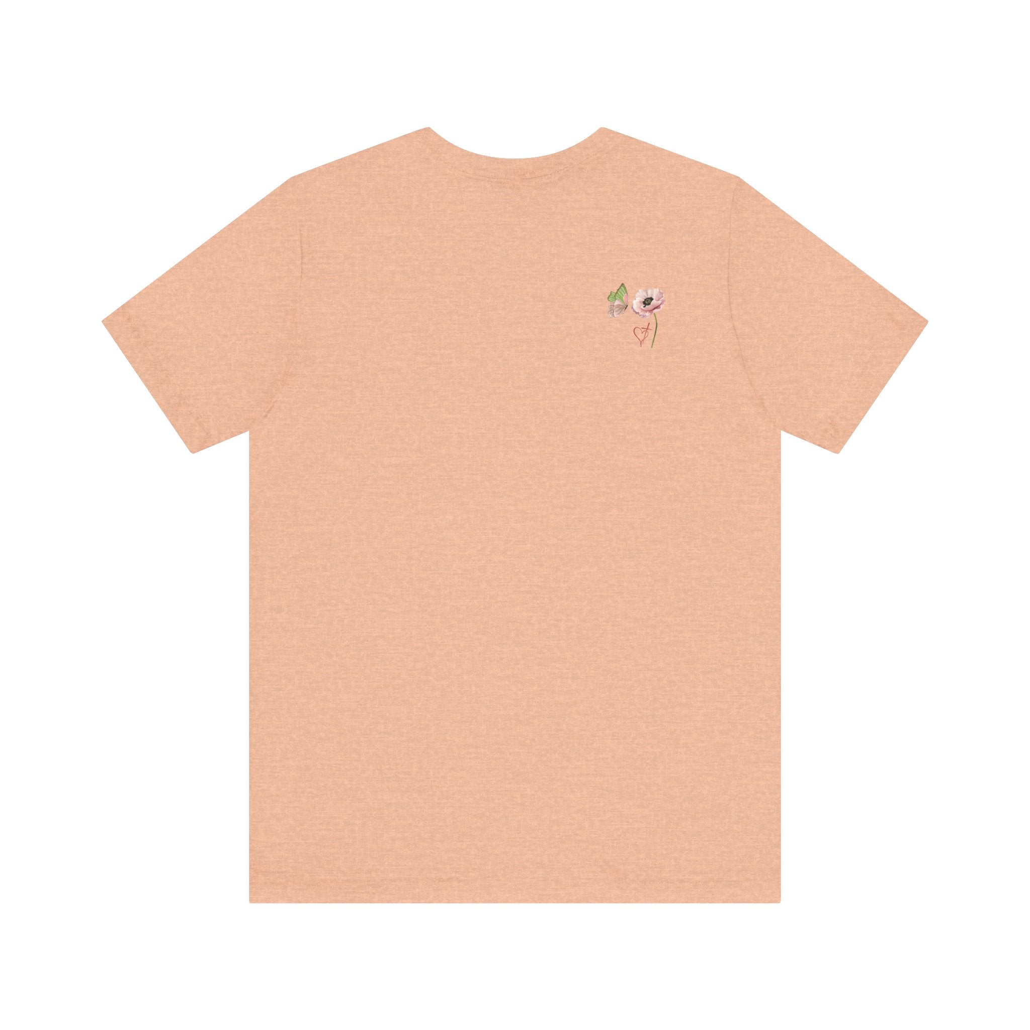 Relaxed Adult Female Comfort Tee: Hope & Rebirth Floral Tee – Easter Collection
