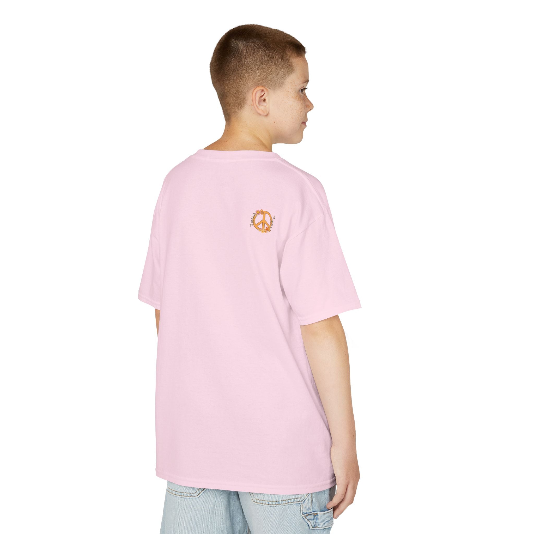 Kids Unisex Tee:  Peace and Love
