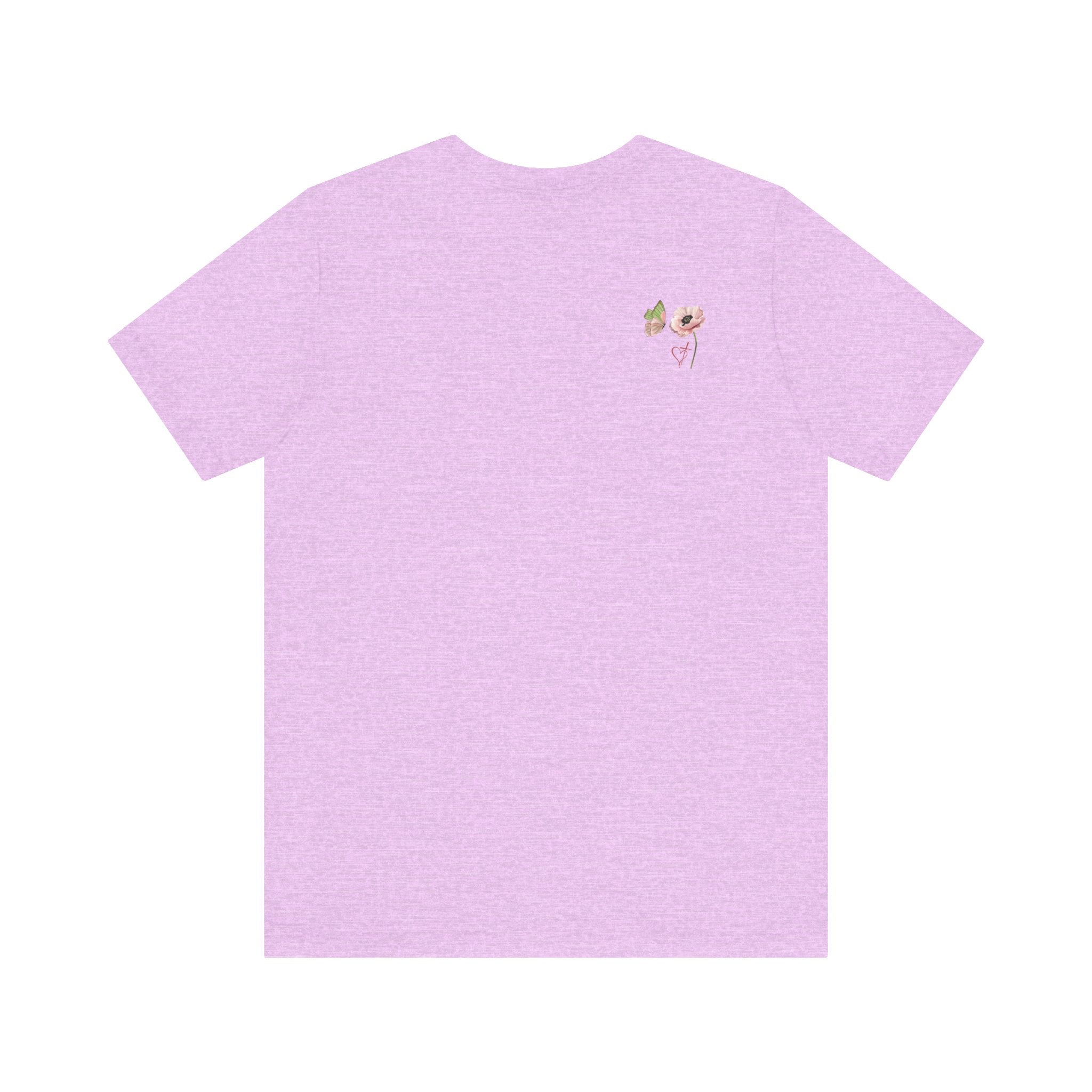 Relaxed Adult Female Comfort Tee: Hope & Rebirth Floral Tee – Easter Collection
