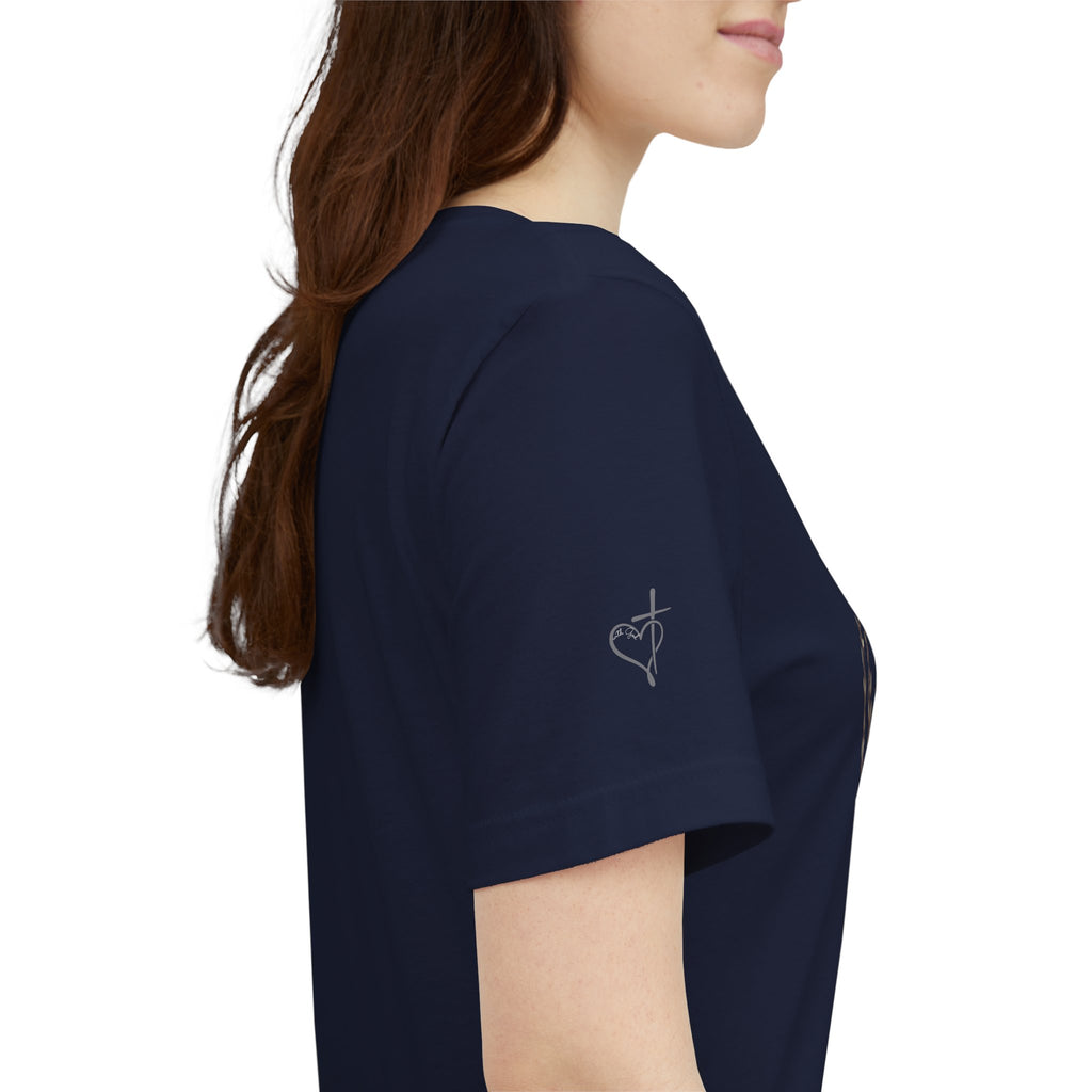 Cozy Peaceful Relaxed UnisexTee Shirt....In Balance With God;  Moonlit,