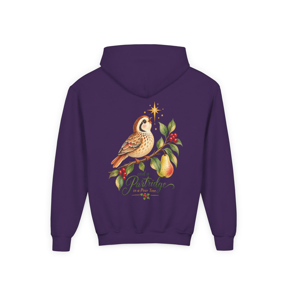 And a Partridge in a Pear Tree | Kids' Christmas Hoodie