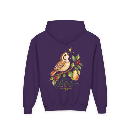 And a Partridge in a Pear Tree | Kids' Christmas Hoodie