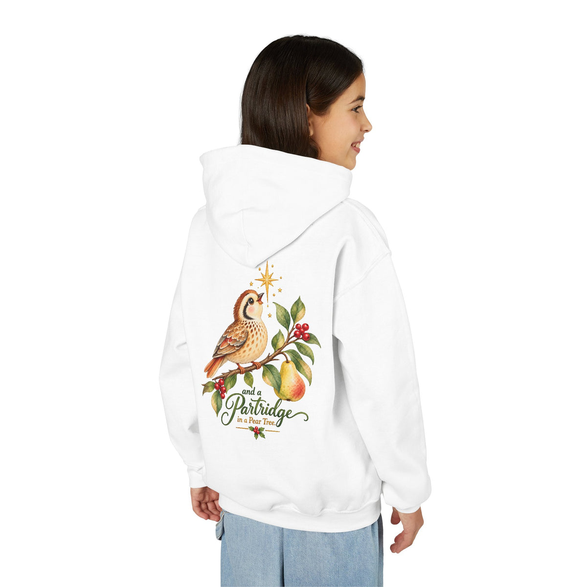 And a Partridge in a Pear Tree | Kids' Christmas Hoodie