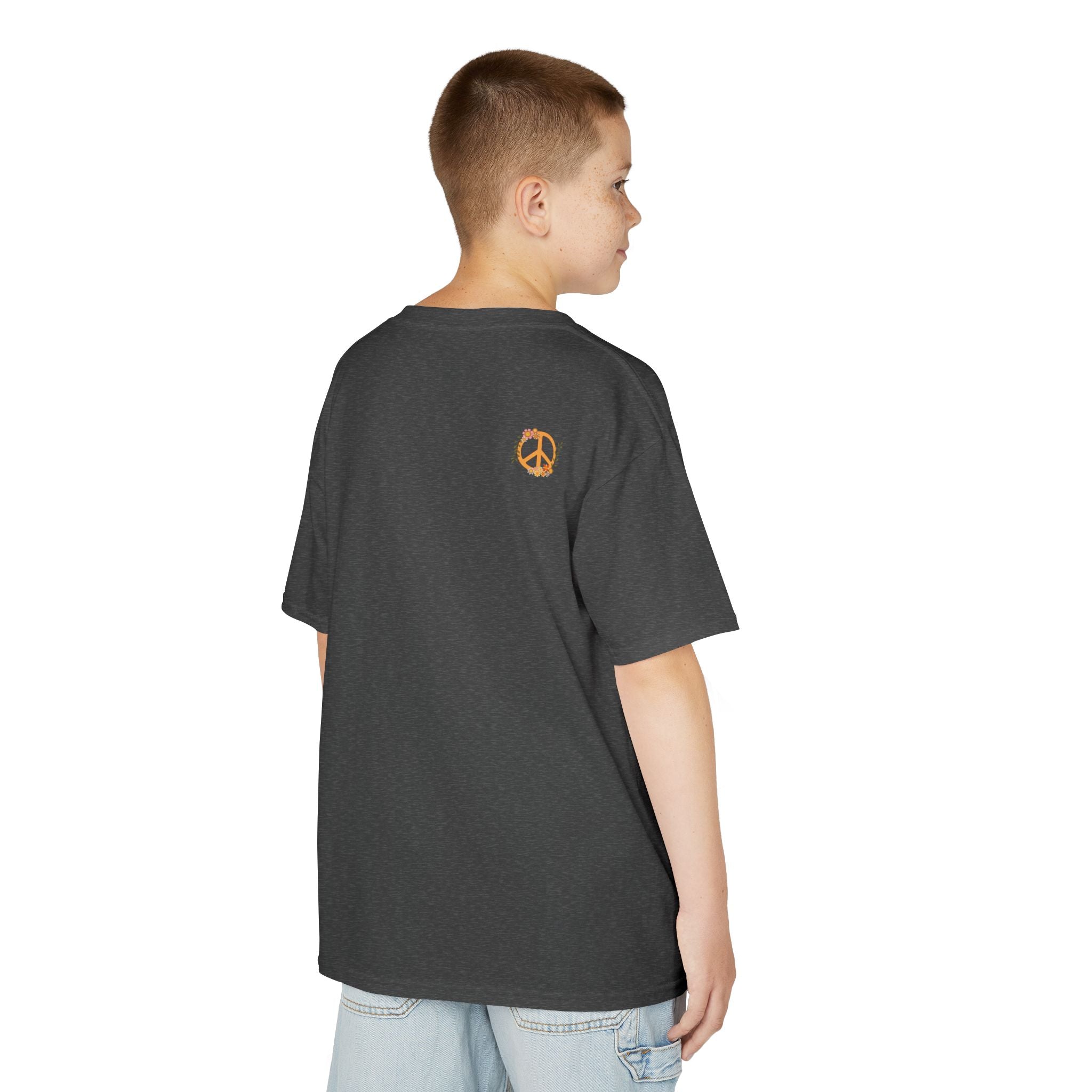 Kids Unisex Tee:  Peace and Love