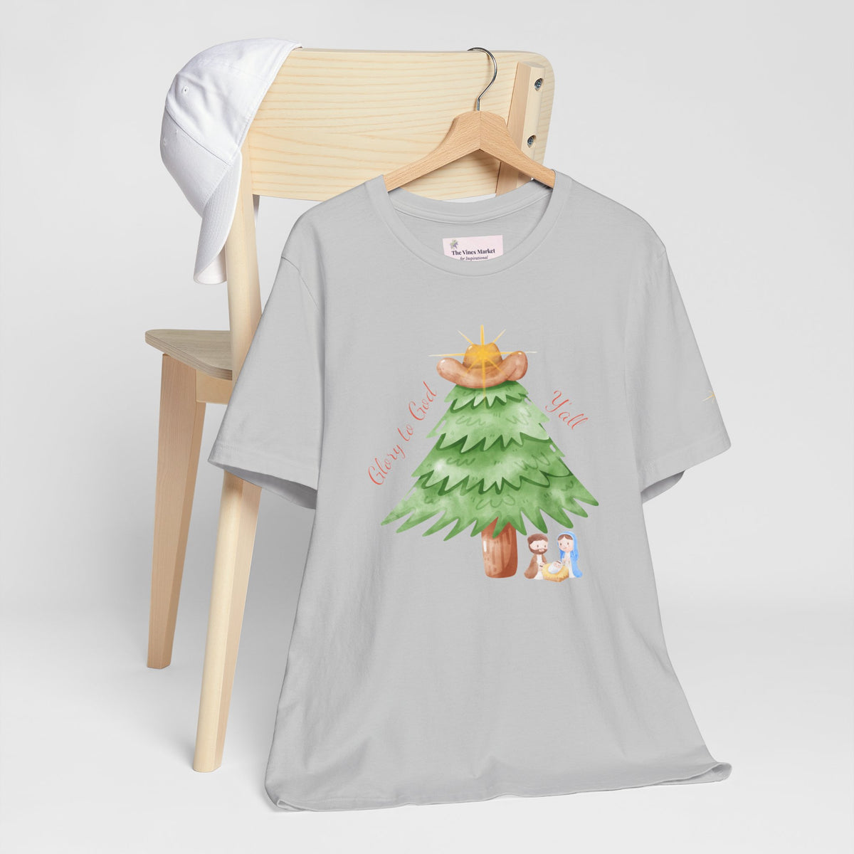 Glory to God Y'all | Women's Faith-Forward Cotton Tee