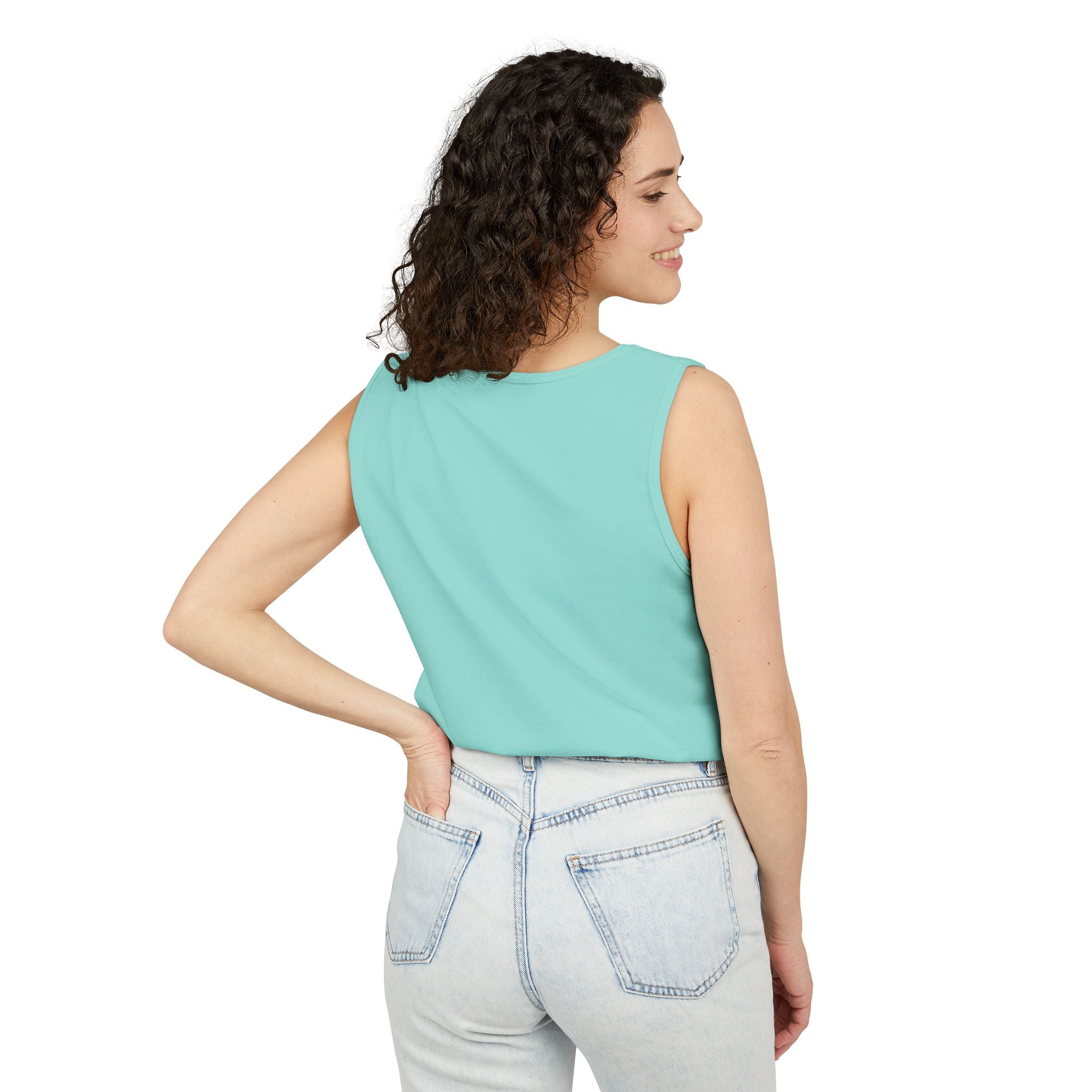 Soft Garment-Dyed Tank Top for Her:  Unity Heals