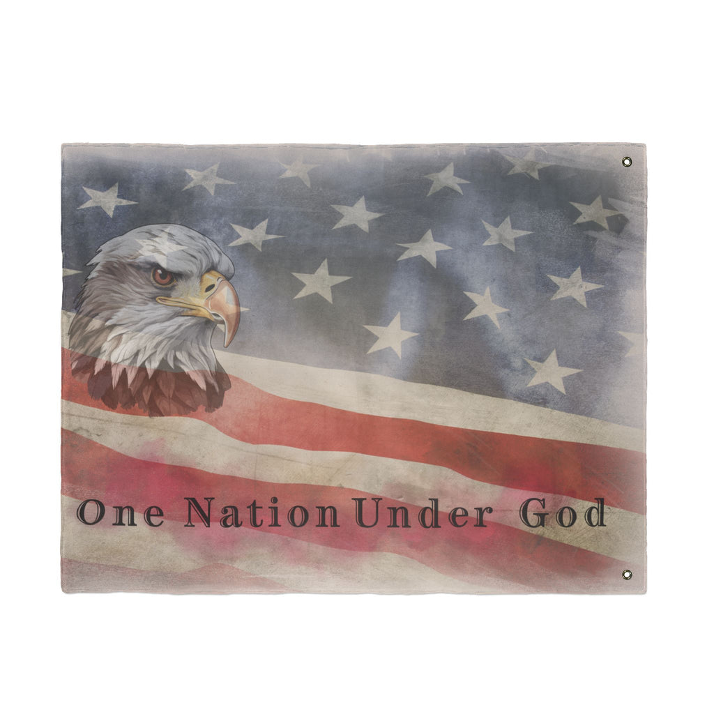 One Nation Under God - Patriotic Eagle Flag