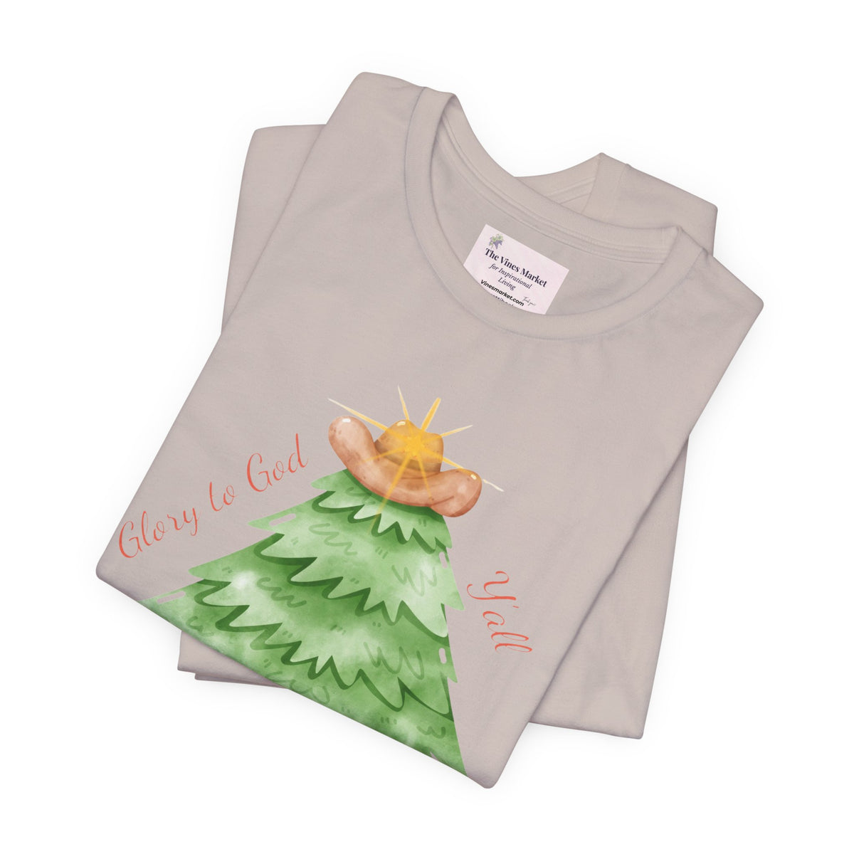 Glory to God Y'all | Women's Faith-Forward Cotton Tee