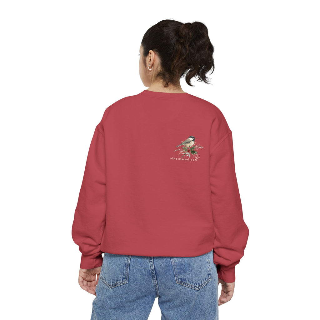 Spread Joy Like Snowflakes | Comfort Colors Snowman Sweatshirt