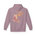 Adult Female Lightweight Soft Fleece Style Hoodie With Pockets:  "I am With You"  (Isaiah 41:10)