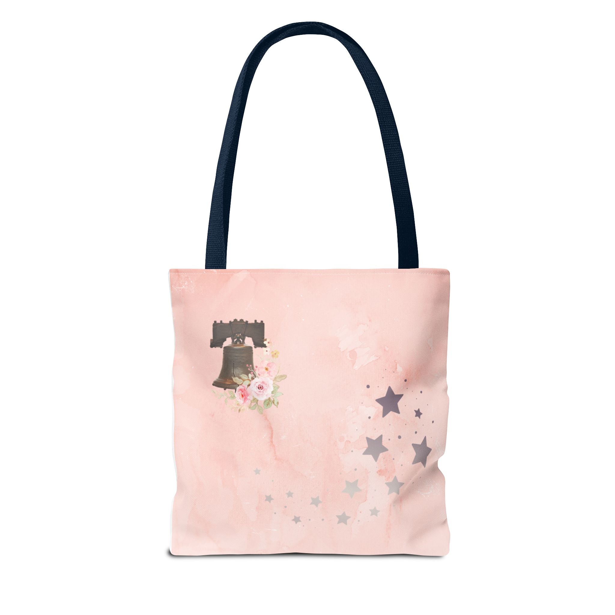 Under God | Watercolor Flag & Roses Tote Bag