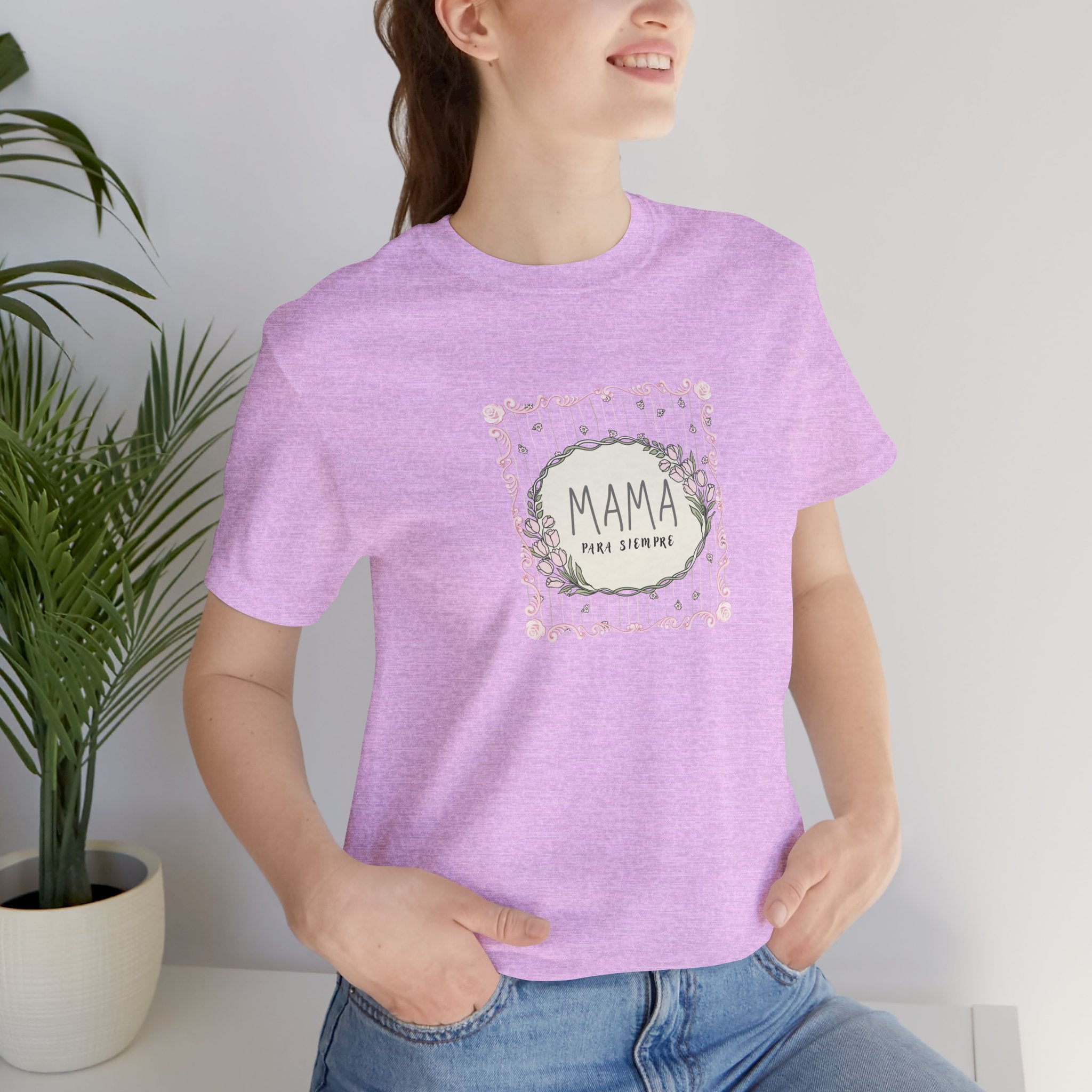 Mama Para Siempre | Spanish "Mom Forever" T-Shirt – Adult Female  Floral Mother's Day Gift