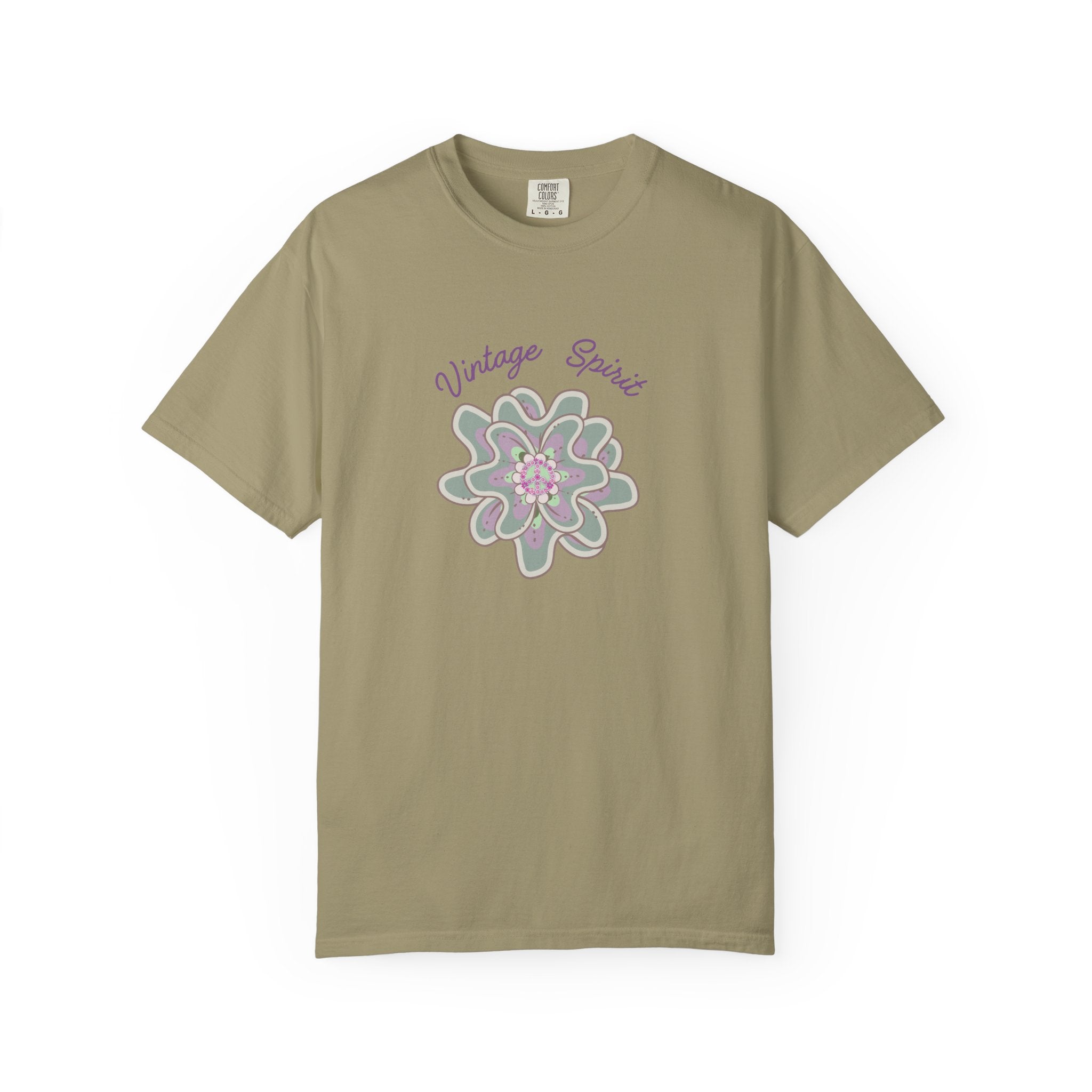 Peace and Love Vintage Spirit Floral T-Shirt -- For Her