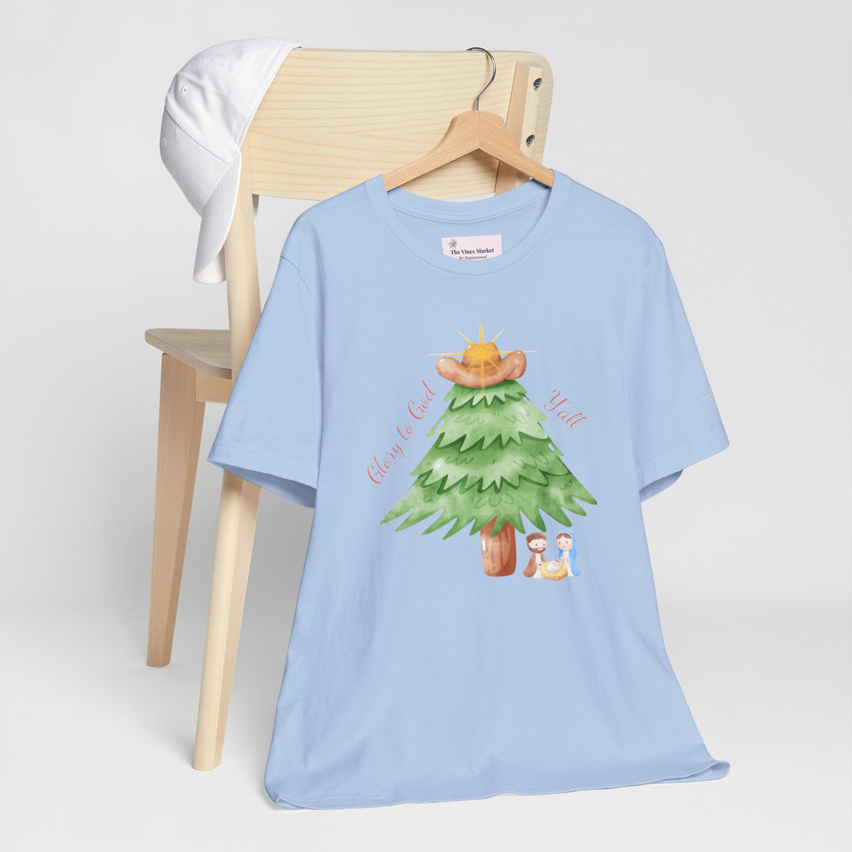 Glory to God Y'all | Women's Faith-Forward Cotton Tee