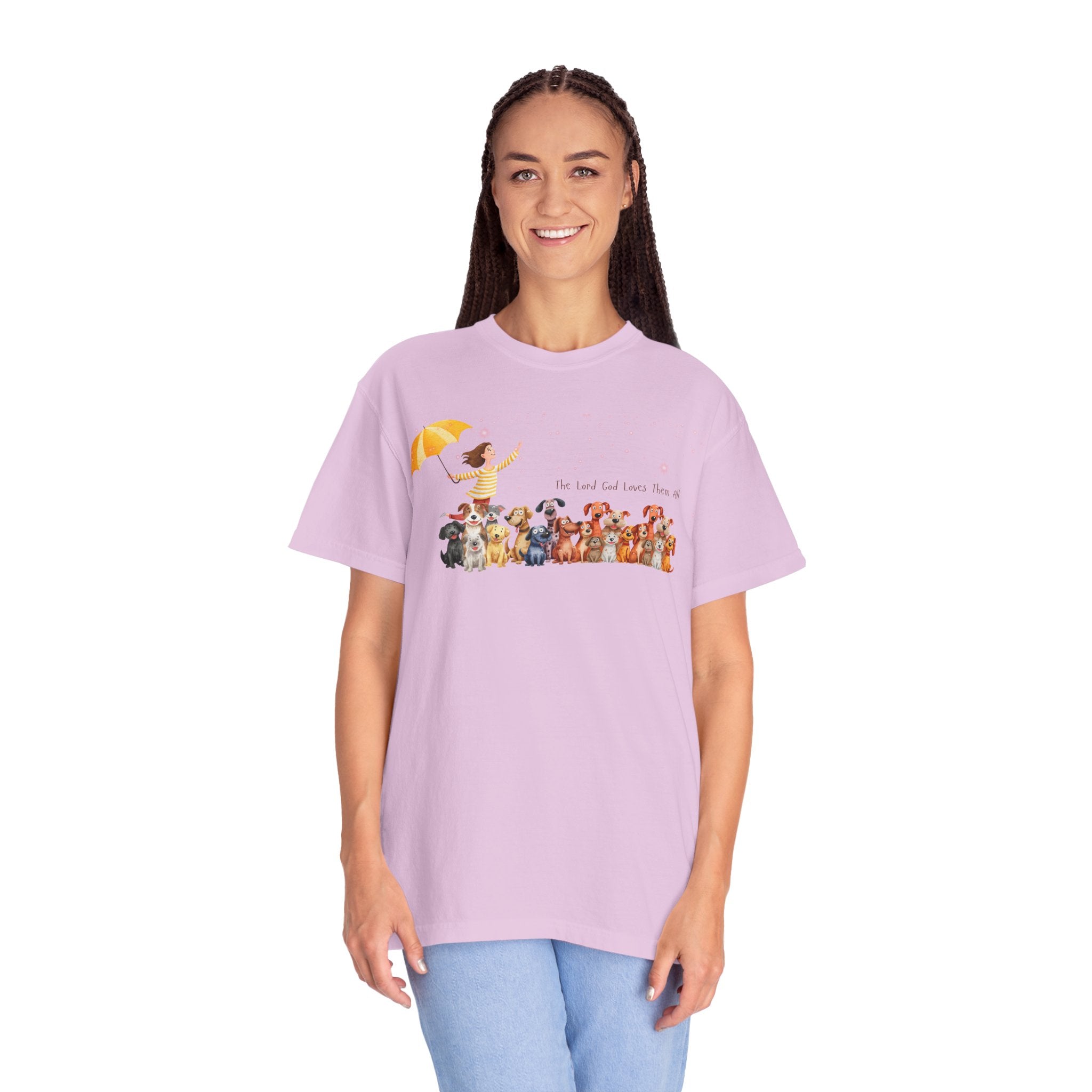 The Lord God Made Them All | Women's Dog Lover Relaxed Tee