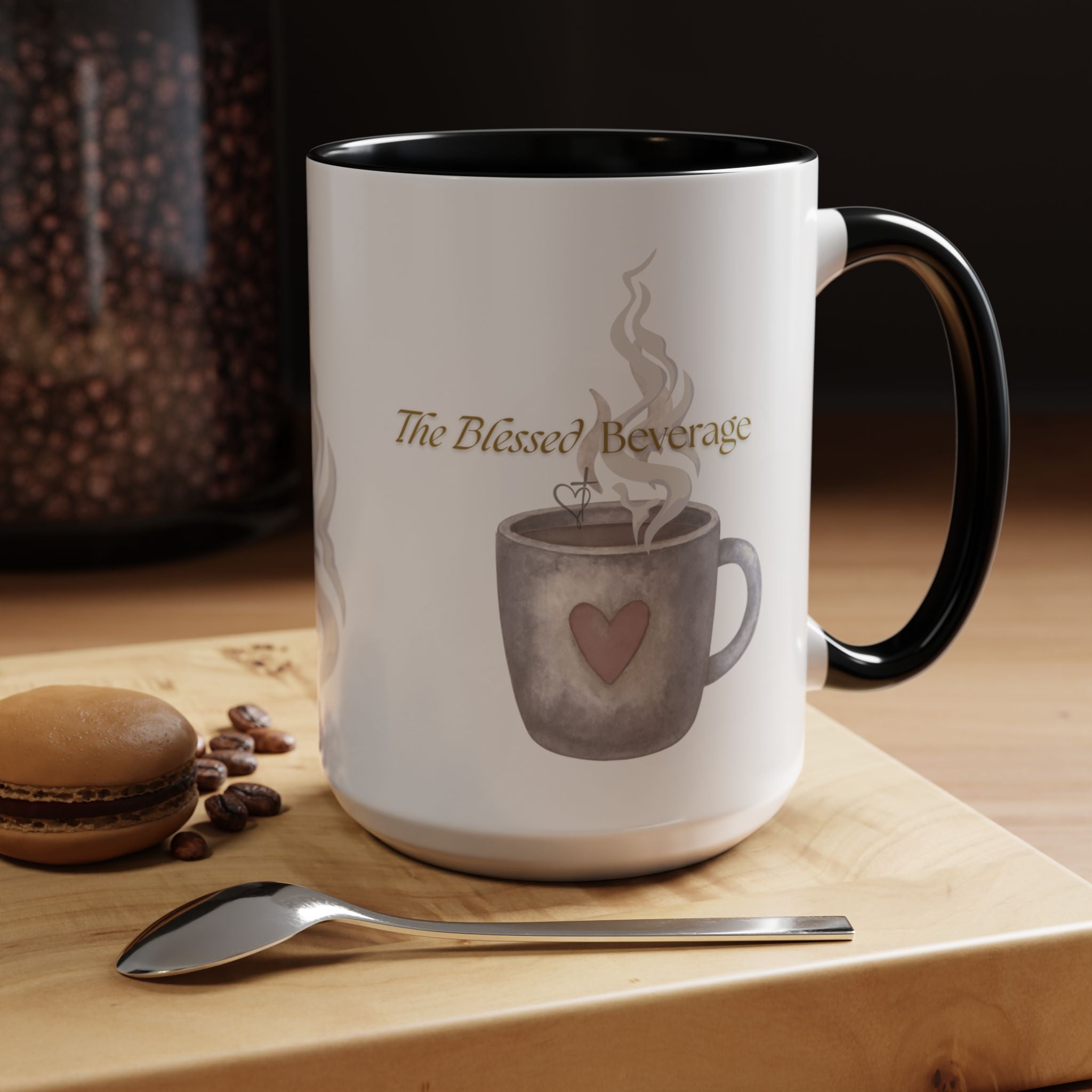 Blessed Beverage Ceramic Mug – Small Blessings for Your Morning (11, 15oz)