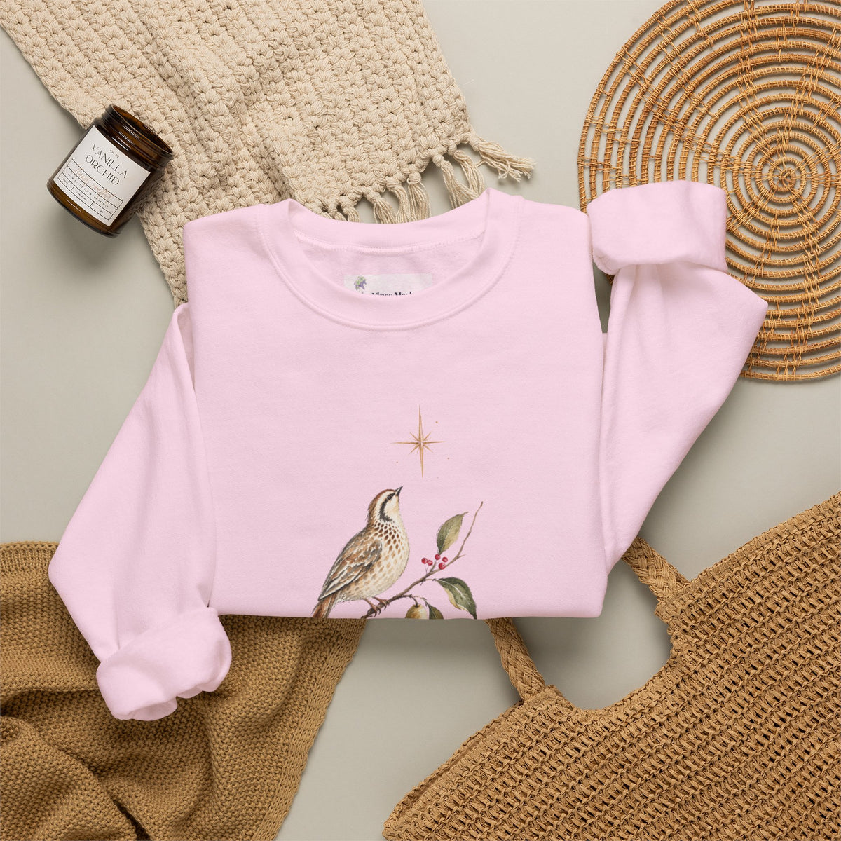And a Partridge in a Pear Tree | Women's Christmas Crewneck Sweatshirt