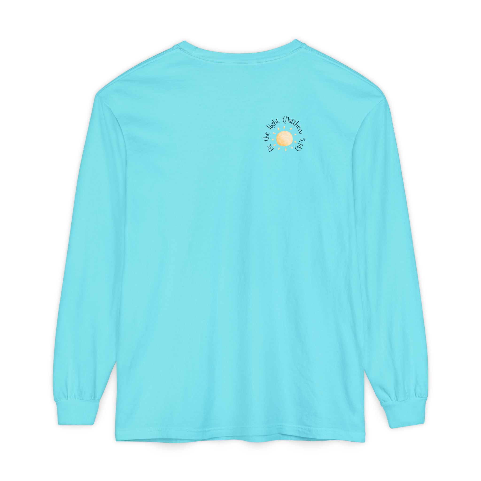 Be the Light:  Matthew 5:14 Women's Long Sleeve Soft Faith Tee