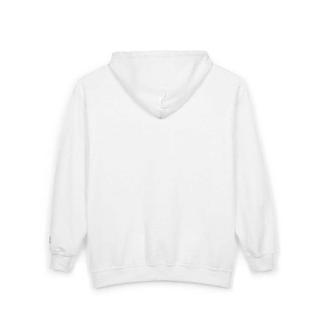 Peace and Love Embroidered Zippered Hoodie -- For Her
