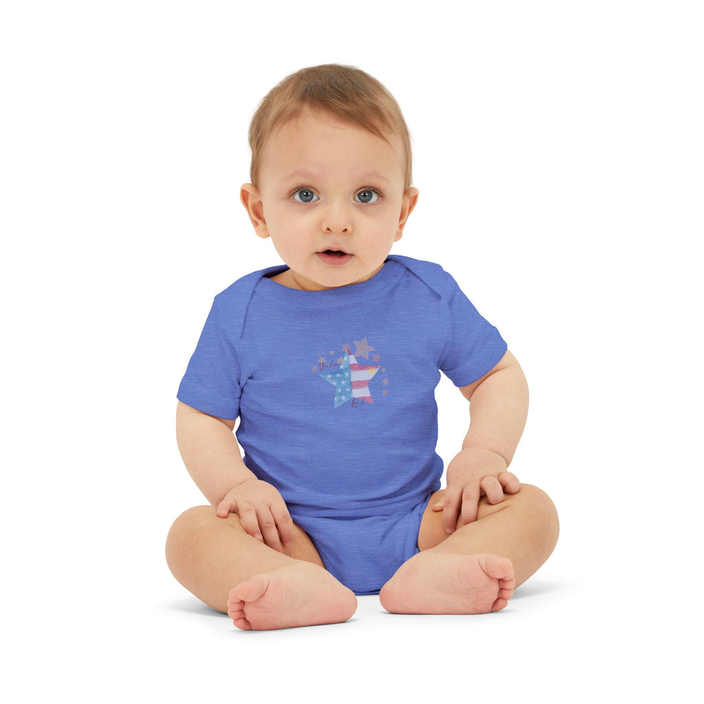 Under God | Watercolor Star Baby Onesie  Infant Unisex Jersey One Piece