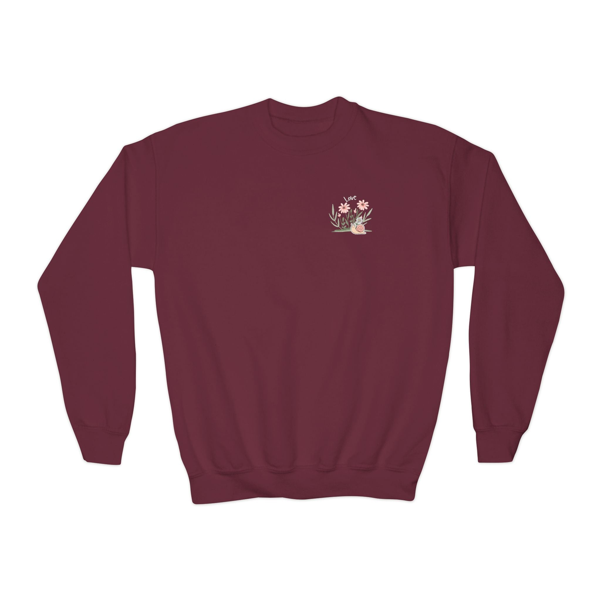 Youth Female Retro Crewneck Sweatshirt:  All You Need is Love