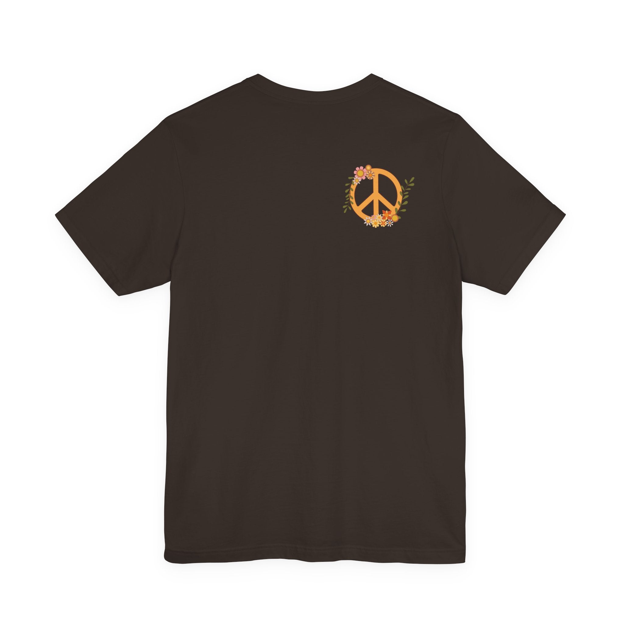 Adult Female Relaxed Comfort Tee:  Peace and Love
