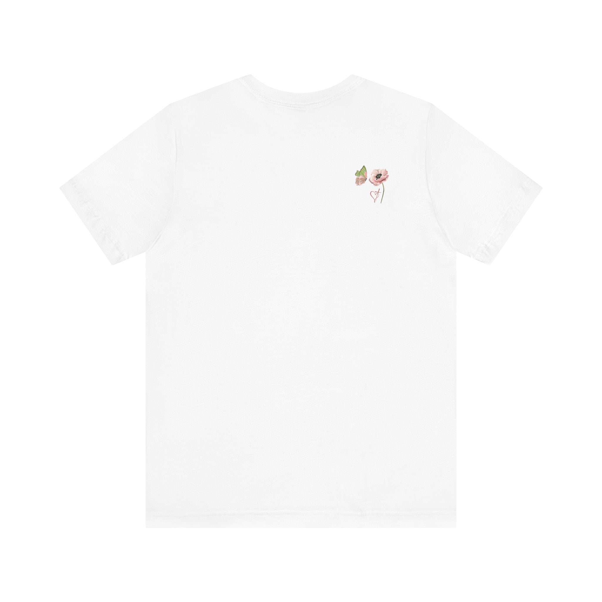 Relaxed Adult Female Comfort Tee: Hope & Rebirth Floral Tee – Easter Collection