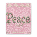 Canvas Art "Peace" Damask