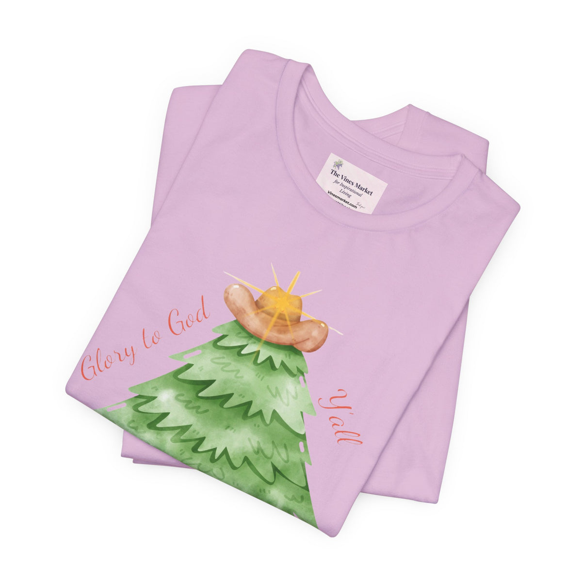 Glory to God Y'all | Women's Faith-Forward Cotton Tee
