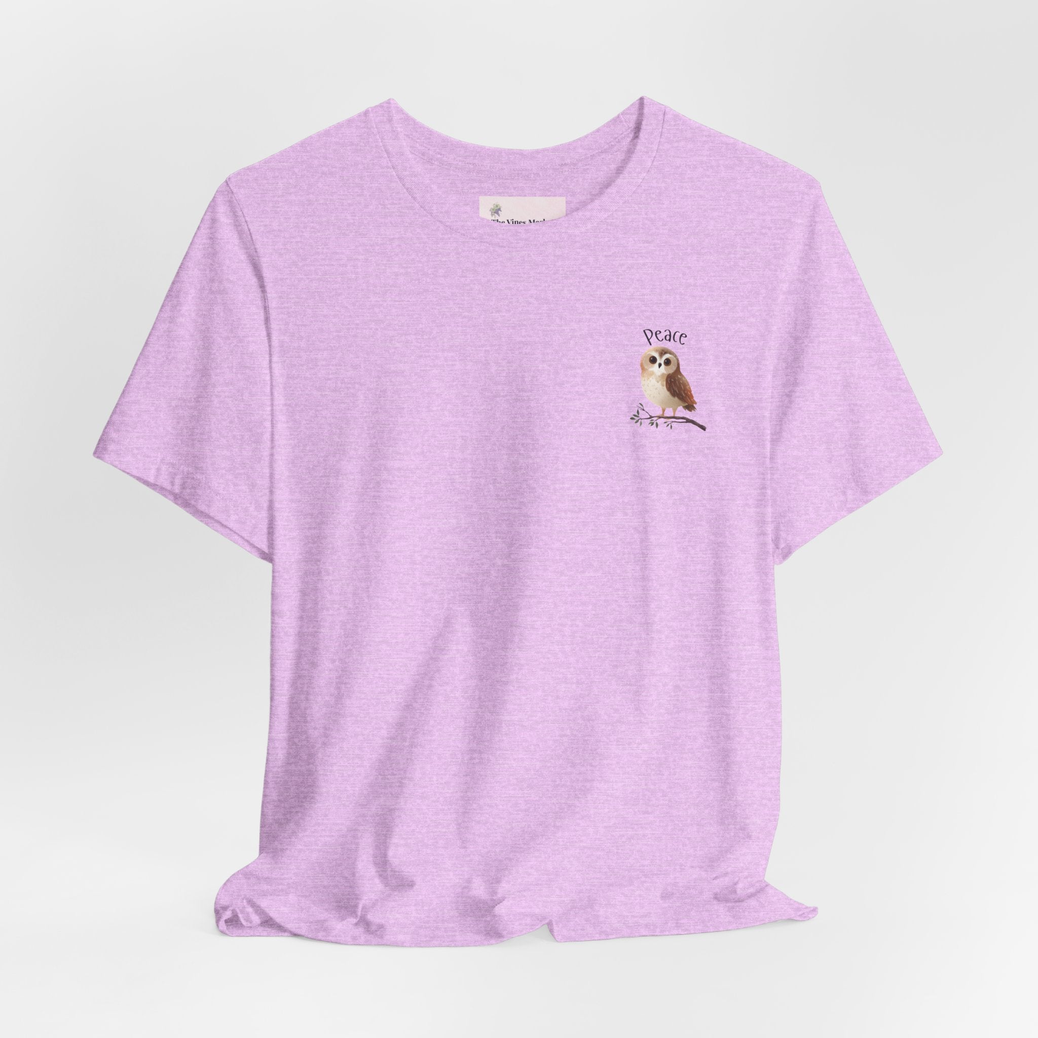 Peace and Love Comfort Tee "Every Little Thing Is Gonna Be Alright' 70's Retro -- For Her