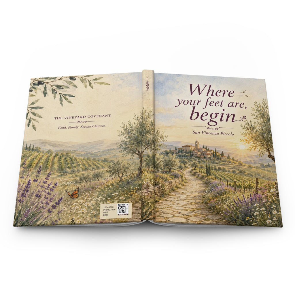 Where Your Feet Are, Begin — The Vineyard Covenant Hardcover Journal